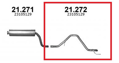 Výfuk Opel Insignia 2,0 CDTi IZAWIT 21.272A