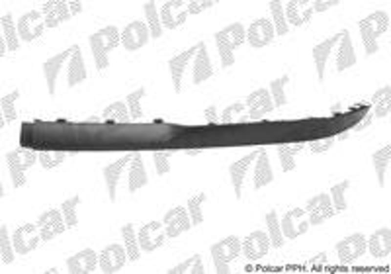 Spojler predného nárazníka pravý Opel Vectra C facelift  POLCAR 551925-2