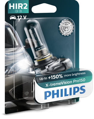 Žiarovka PHILIPS X-treme Vison Pro150 HIR2 55W 12V PX22D 9012XVPB1