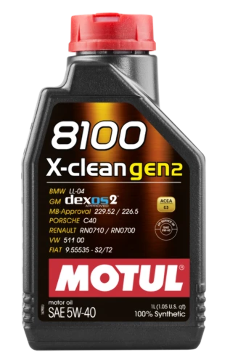 Olej MOTUL 8100 X-CLEAN GEN2 5W-40 1L 109761