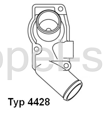 Termostat Opel 2,0DTI WAHLER 4428.92D