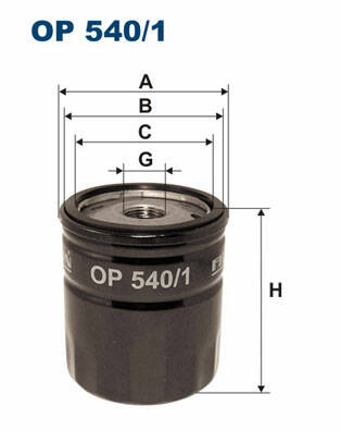 Olejový filter FILTRON OP 540/1