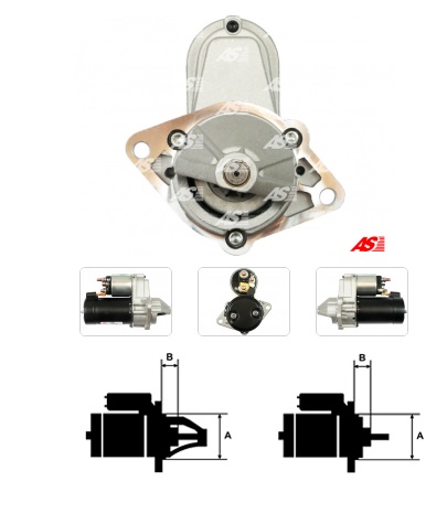 Štartér Opel 0,9 kW AS S3003