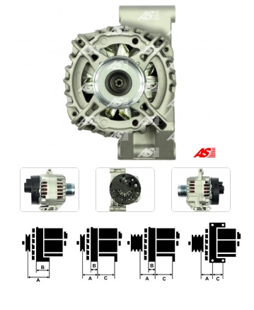 Alternátor Opel 1,3 CDTi 70A AS A6095