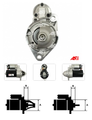 Štartér Opel 1,2 kW AS S0098