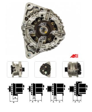 Alternátor Opel 100A AS A0236 (BOSCH)