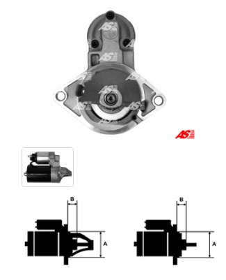 Štartér Opel 1,8 16V 1,1 kW AS S0141