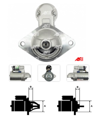 Štartér Opel 1,1 kW AS S1107
