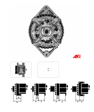 Alternátor Opel 120A AS A0154