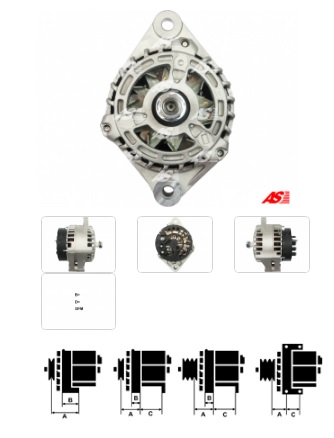 Alternátor Opel 1,9 CDTi 130A AS A4048