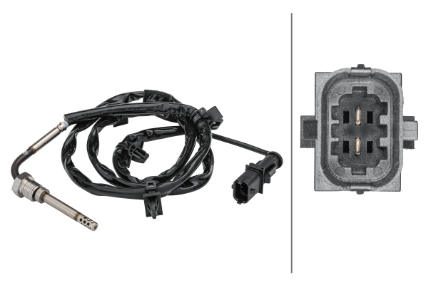 Snímač teploty výfukových plynov Opel 1,7 CDTi HELLA 6PT358181401