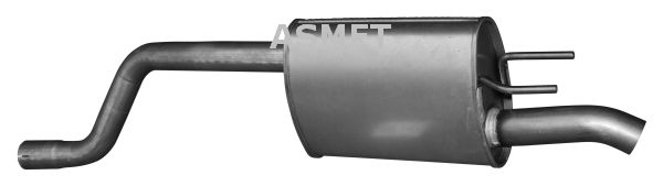 Koncový tlmič výfuku Opel Meriva B 1,3 CDTi 1,7 CDTi ASMET 05.194