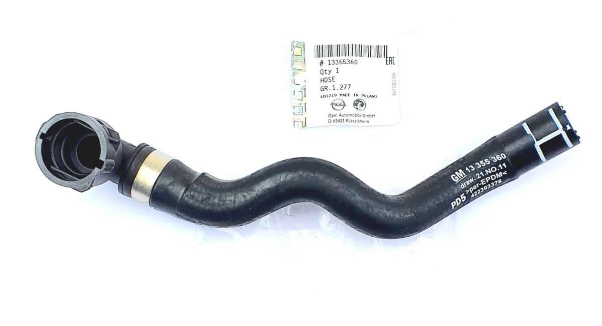 Hadica chladenia Opel Adam, Corsa E GM 13355360