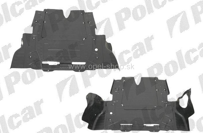 Kryt motora Opel Astra H, Zafira B POLCAR 550934-5