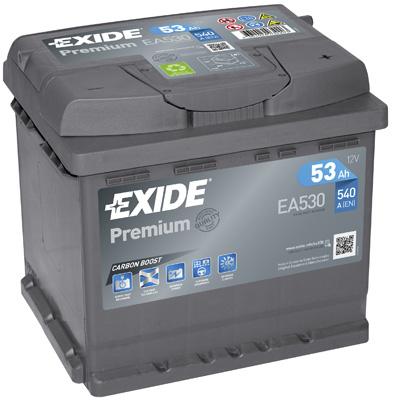 Autobatéria EXIDE Premium 12V 53Ah 540A EA530