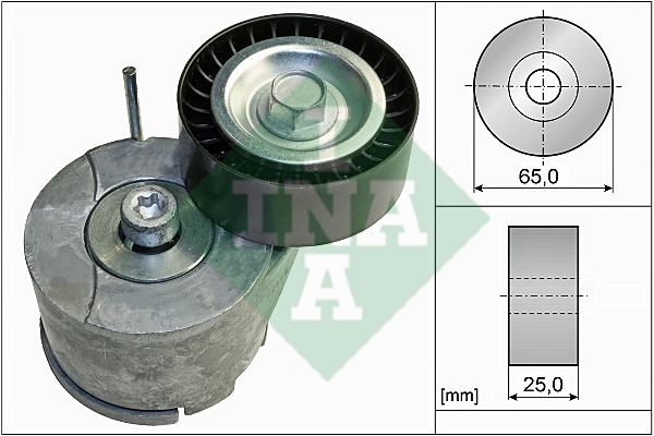 Napínacie rameno rebrovaného klinového remeňa Opel Combo D1.3 CDTI INA 534045510