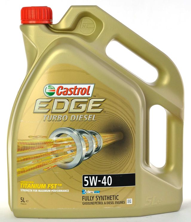 OLEJ CASTROL EDGE TURBO DIESEL TITANIUM FST 5W-40 5L Dexos2