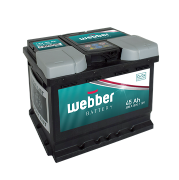 Autobatéria 12V 45Ah 400A WEBBER WA0450