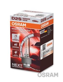 OSRAM D2S XENARC NIGHT BREAKER LASER +200% 66240XNL 