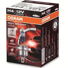 OSRAM H4 NIGHT BREAKER LASER 64193NL +150% 12V 60/55W P43T