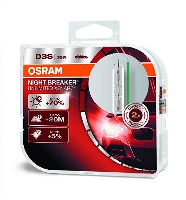 OSRAM D3S 35W NIGHT BREAKER UNLIMITED 66340XNB-HCB 2KS/BALENIE