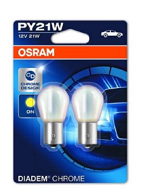 OSRAM PY21W DIADEM CHROME 7507DC-02B 12V (2KS)