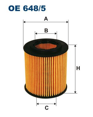 Olejový filter FILTRON OE 648/5