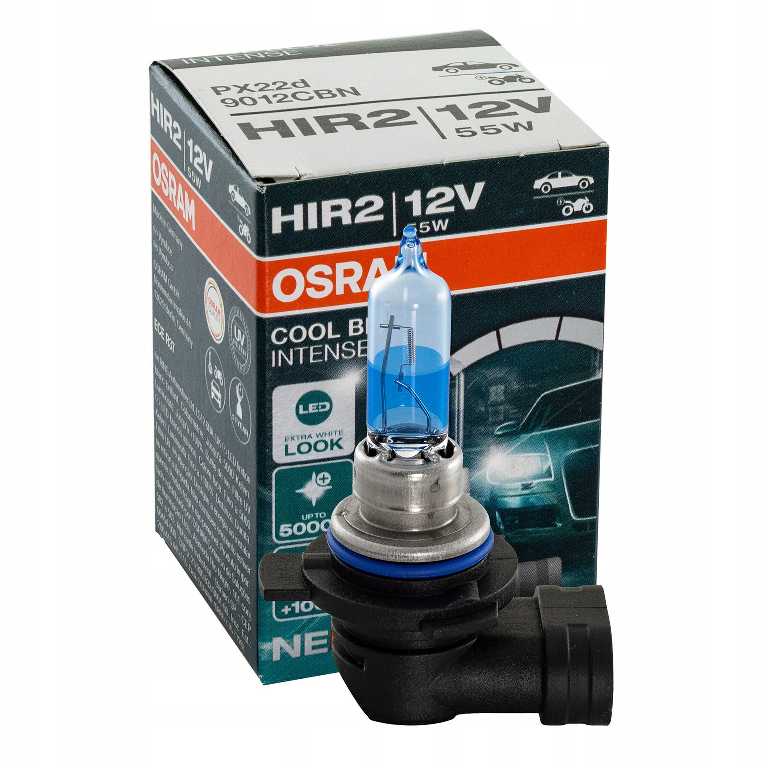 Žiarovka OSRAM 9012CBN HIR2 55W 12V PX22D COOL BLUE INTENSE NextGen