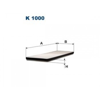 Peľový filter FILTRON K 1000