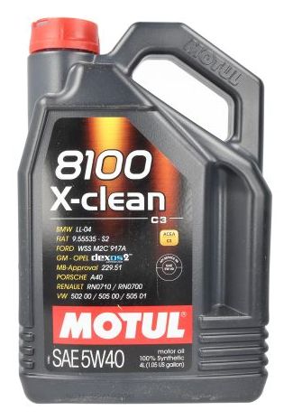 Olej MOTUL 8100 X-CLEAN 5W-40 C3 4L 104720