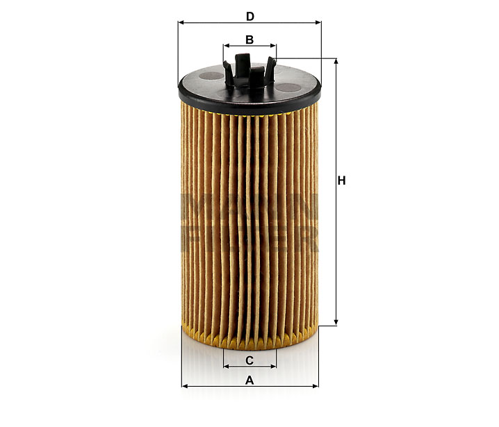 Olejový filter Opel MANN-FILTER HU612/2x