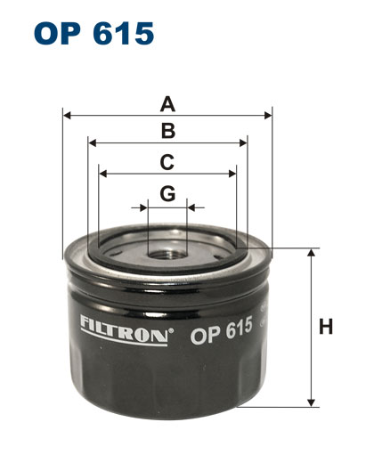 Olejový filter FILTRON OP 615