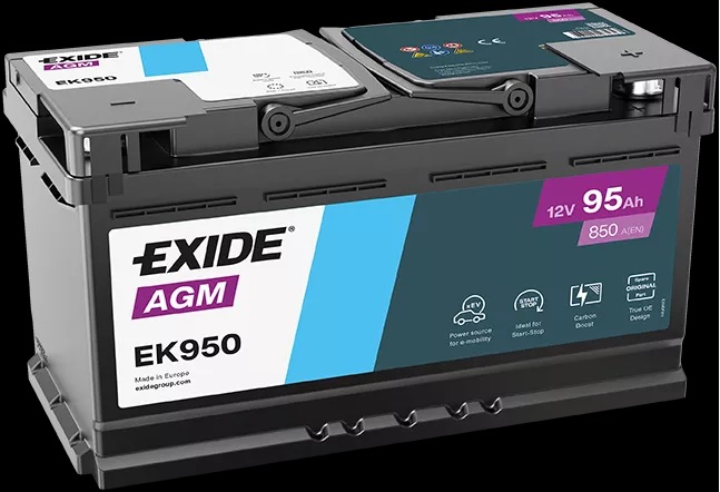 Autobatéria 12V 95Ah EXIDE START&STOP AGM EK950